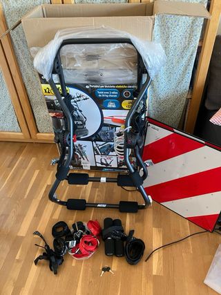 Bicicleta Eléctrica Rockrider + Portabicis + pack