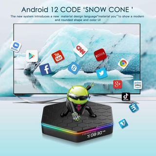 - Android TV Box 12.0, TV Box Android 2024 4GB R