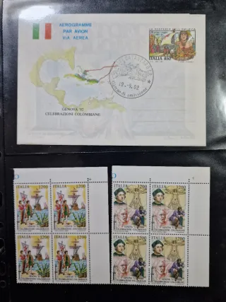 Francobolli Genova 92 Colombiane