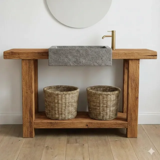 Mueble Baño Madera Recicla. Baños originales
