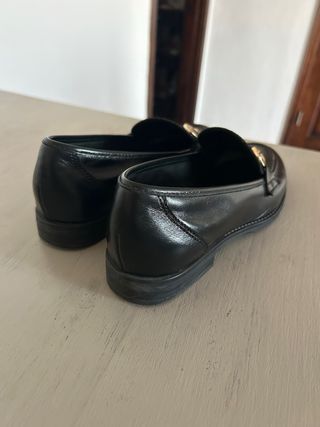 Mocasines negros Sandra Fontán Talla 38