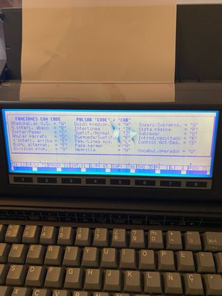 Olivetti PTP 820 Máquina Escribir Electrónica