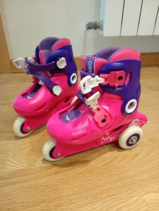 Patines Oxelo Rosa Talla 26-28