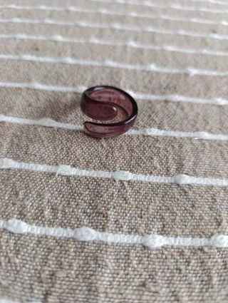 Anello in vetro Lilla