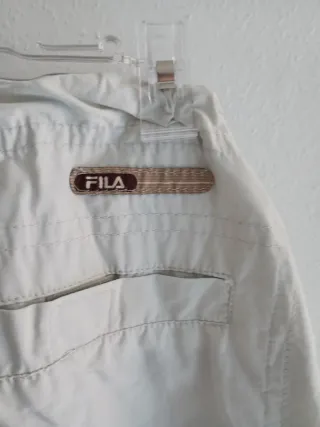 Pantaloni Fila bianco ghiaccio