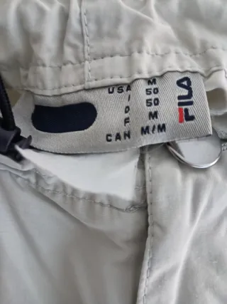 Pantaloni Fila bianco ghiaccio