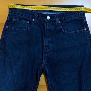 Zara Jeans Pantaloni Blu Scuro Classico Basic