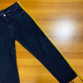 Zara Jeans Pantaloni Blu Scuro Classico Basic