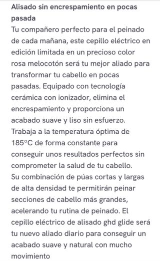 Cepillo GHD Glide Profesional Negro