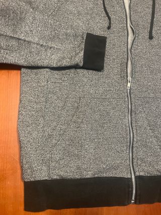 Sudadera H&M Gris Talla M chaqueta sport