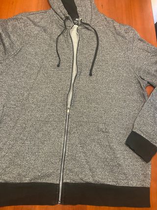 Sudadera H&M Gris Talla M chaqueta sport