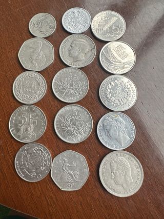 Lote 15 monedas antiguas