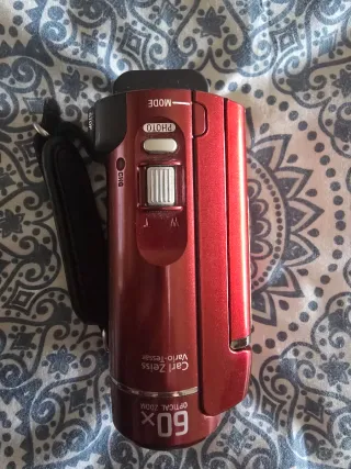 Sony Handycam DCR-SX30E 60x Carl Zeiss Roja