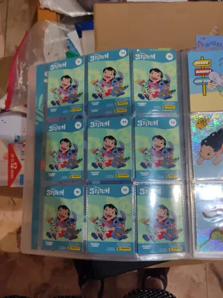 Álbum Cromos Disney Stitch Panini. Intercambio