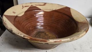 Lebrillo antiguo de cerámica