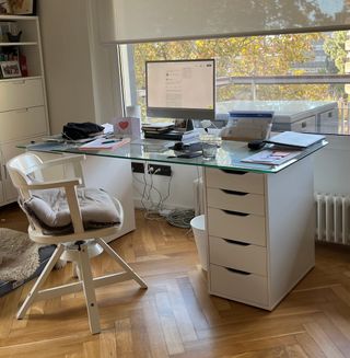 Encimera Cristal para Caballete/Escritorio/Mesa