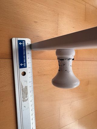 Perchero de pared blanco 3 pomos