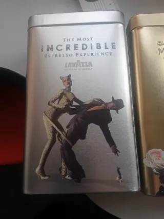 Latta  caffeLavazzacm 20 argento condizioni ottime