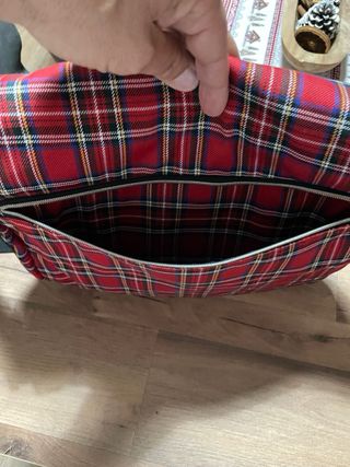 Borsa tracolla Converse tartan