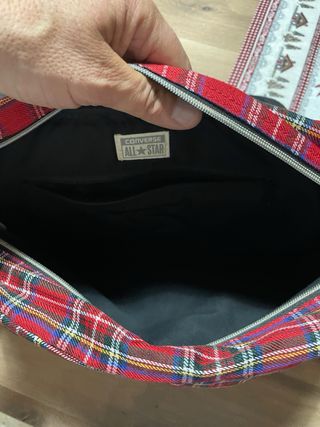 Borsa tracolla Converse tartan