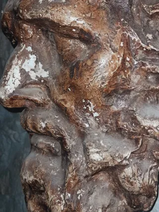 Busto antiguo terracota representante San Pedro