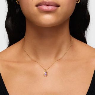 Collar Tous Oro 18kt Lila