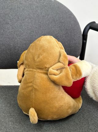 Peluche Dodo cane piccolo con cuore Ti Amo