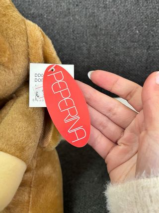 Peluche Dodo cane piccolo con cuore Ti Amo