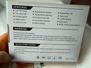 Yissvic Cámara Vigilabebés Digital SM35