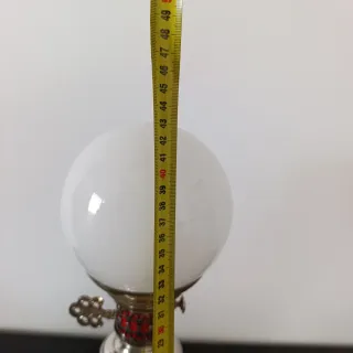 Lámpara metal y cristal