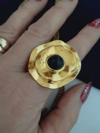 Conjunto Baño Oro: Collar, Pulseras y Pendientes