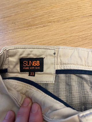 Pantaloni uomo Sun68 beige tg. 33