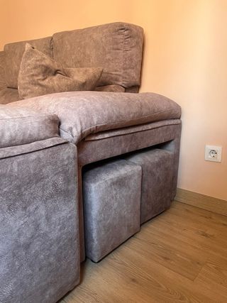 Sofá chaise longue 3 plazas