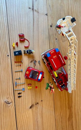 Playmobil Camión y Coche Bomberos