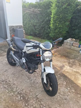 Ducati Monster Blanca