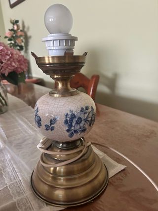 Lámpara Vintage, TENGO LAS TULIPAS DE CRISTAL