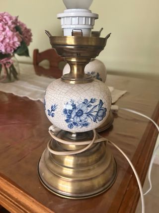 Lámpara Vintage, TENGO LAS TULIPAS DE CRISTAL