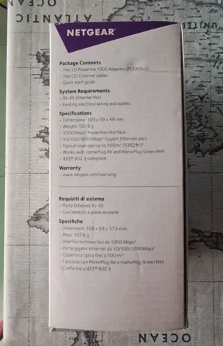 NETGEAR Powerline 1000 Adattatore WiFi