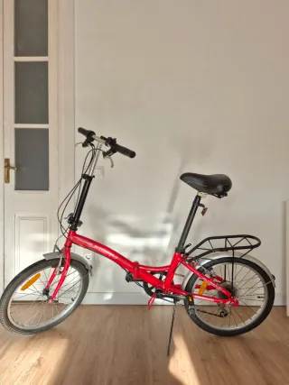 Bicicleta Plegable Boomerang Roja