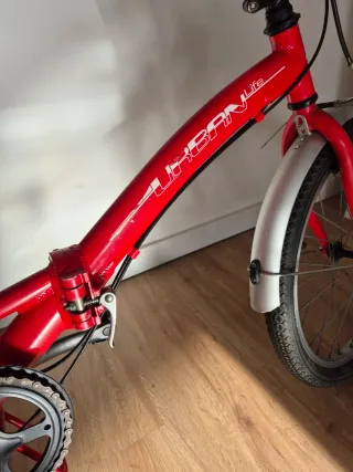 Bicicleta Plegable Boomerang Roja