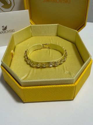 Pulsera Swarovski Angelic Dorada