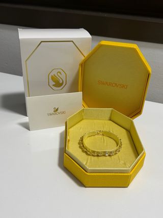 Pulsera Swarovski Angelic Dorada