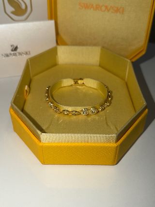 Pulsera Swarovski Angelic Dorada