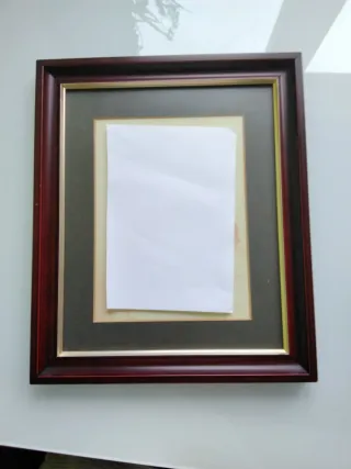 Marco de madera para pared