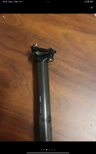 Tija sillín carbono FSA