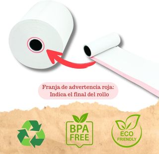 Double Dragon Rollo de Recibo Térmico Premium de 8