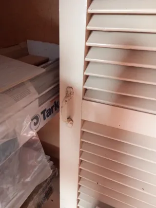 Puertas persiana de madera