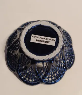 Coppetta decorativa porcellana Bertalan Hungary