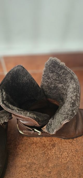Botas marrones forradas