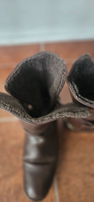Botas marrones forradas